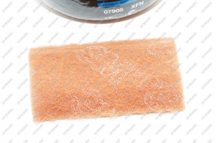 Абразивный войлок 3М SCOTCH-BRITE 200х100мм оранжевый , плотный (для плоских и малоизогнутых поверхностей )